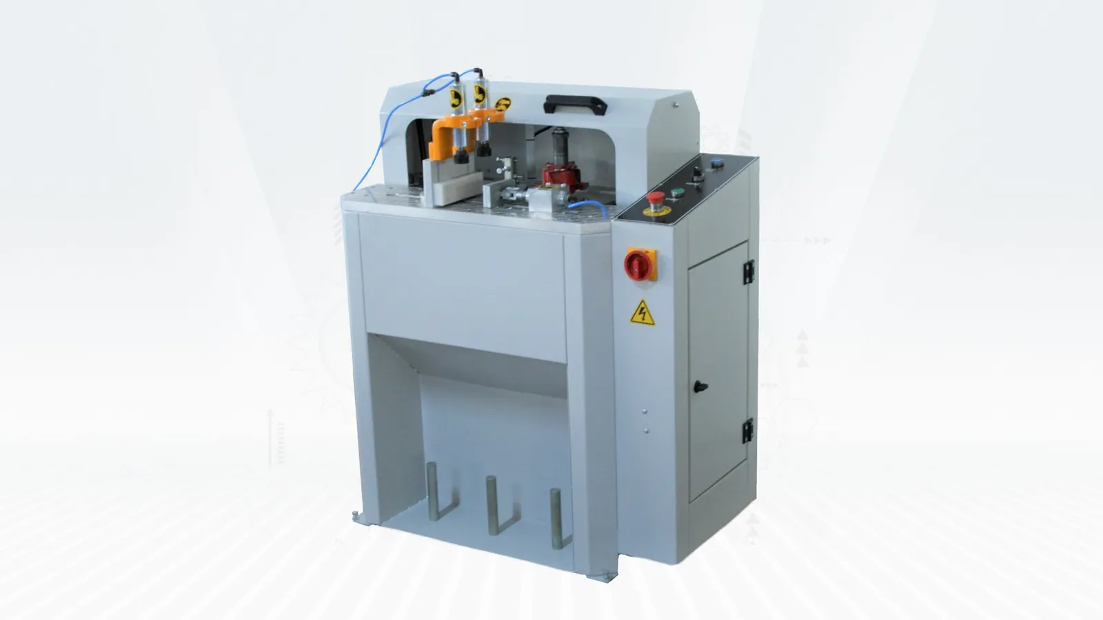ROCA TP-120 – Mașină de frezat profile din aluminiu și PVC, 120 mm