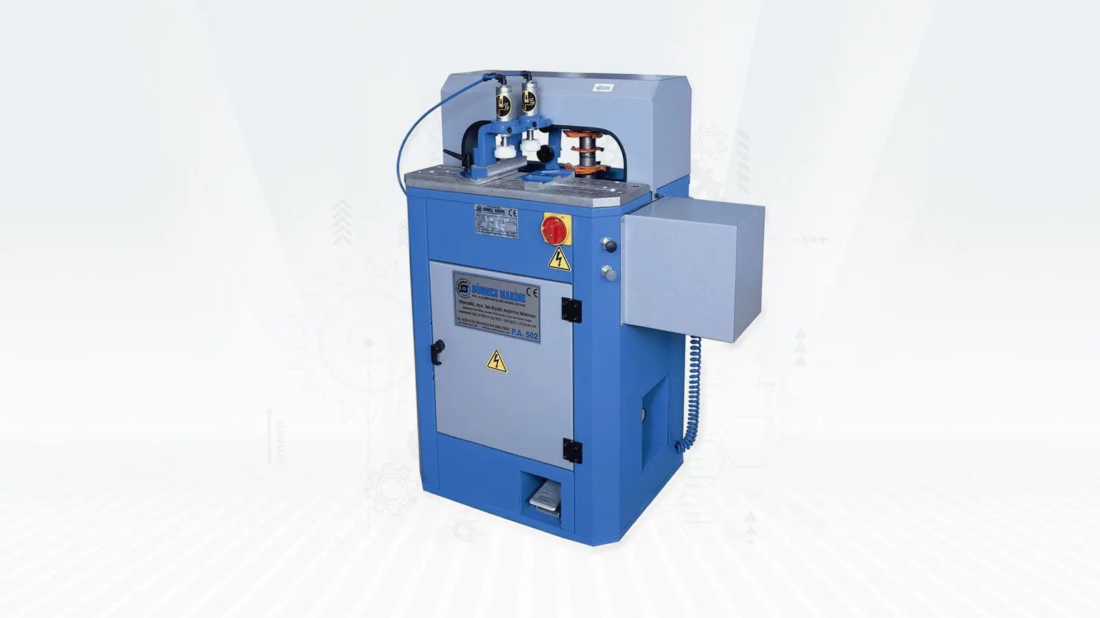 ROCA PAC502 – Mașină automată de frezare pentru profile din PVC și aluminiu