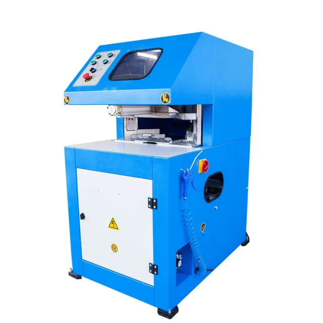 ROCA DBA-2 – Mașină de debavurat PVC automată, cu două freze
