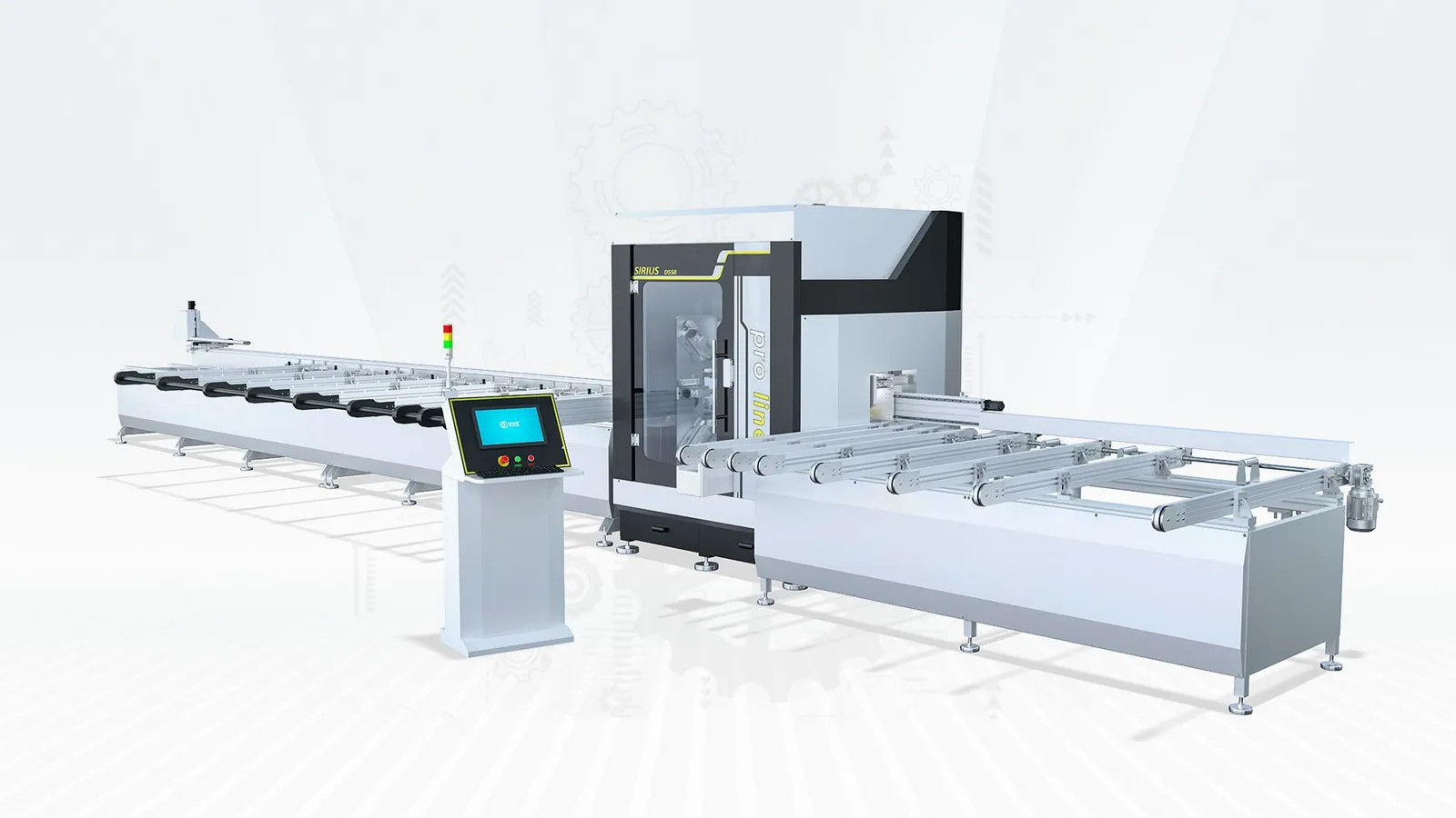 ROCA SIRIUS D550 – Centru de prelucrare și tăiere profile PVC